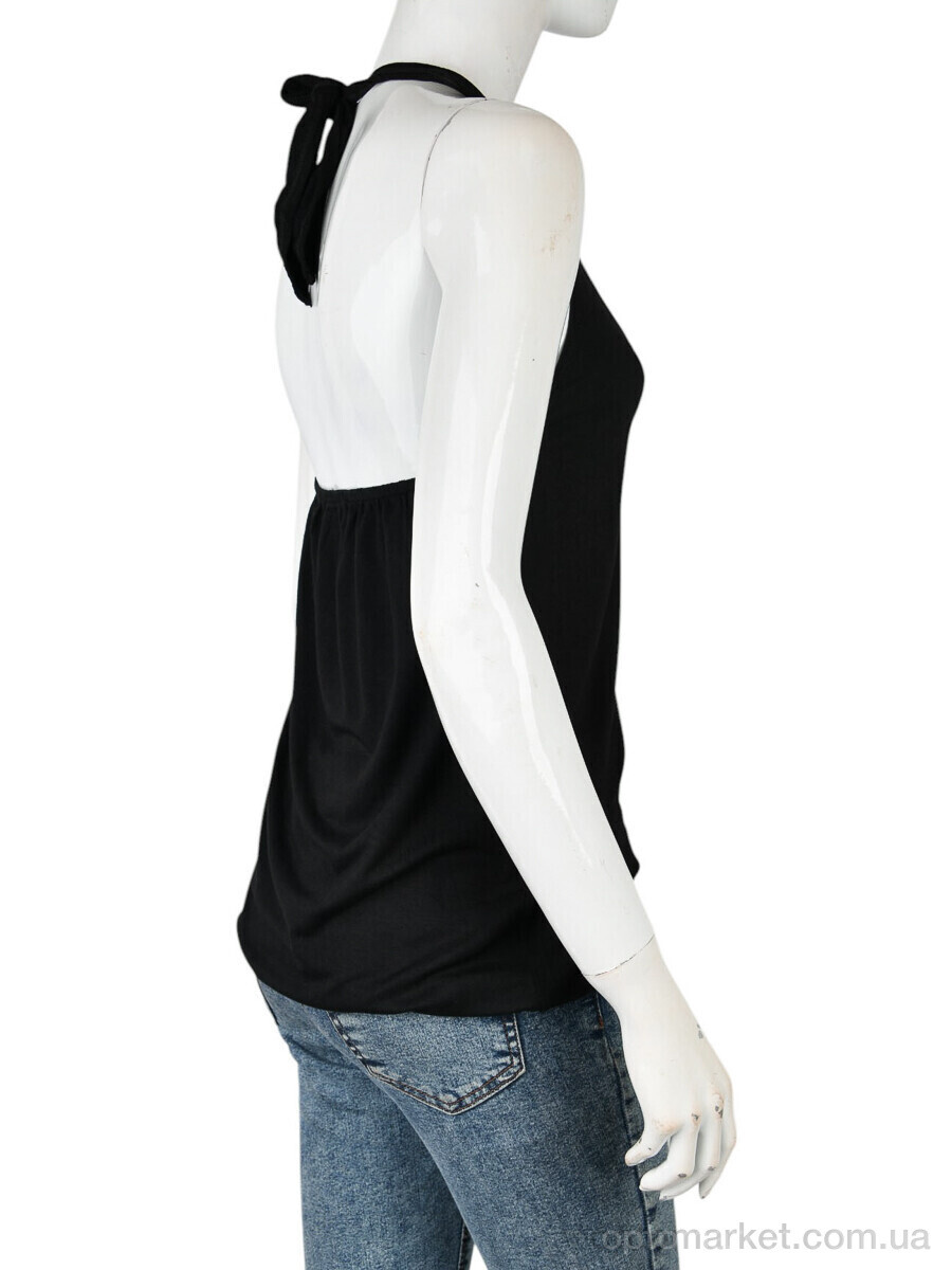 Купить Майка жіночі B0132-8 (11221) black DuDuBoBo чорний, фото 2