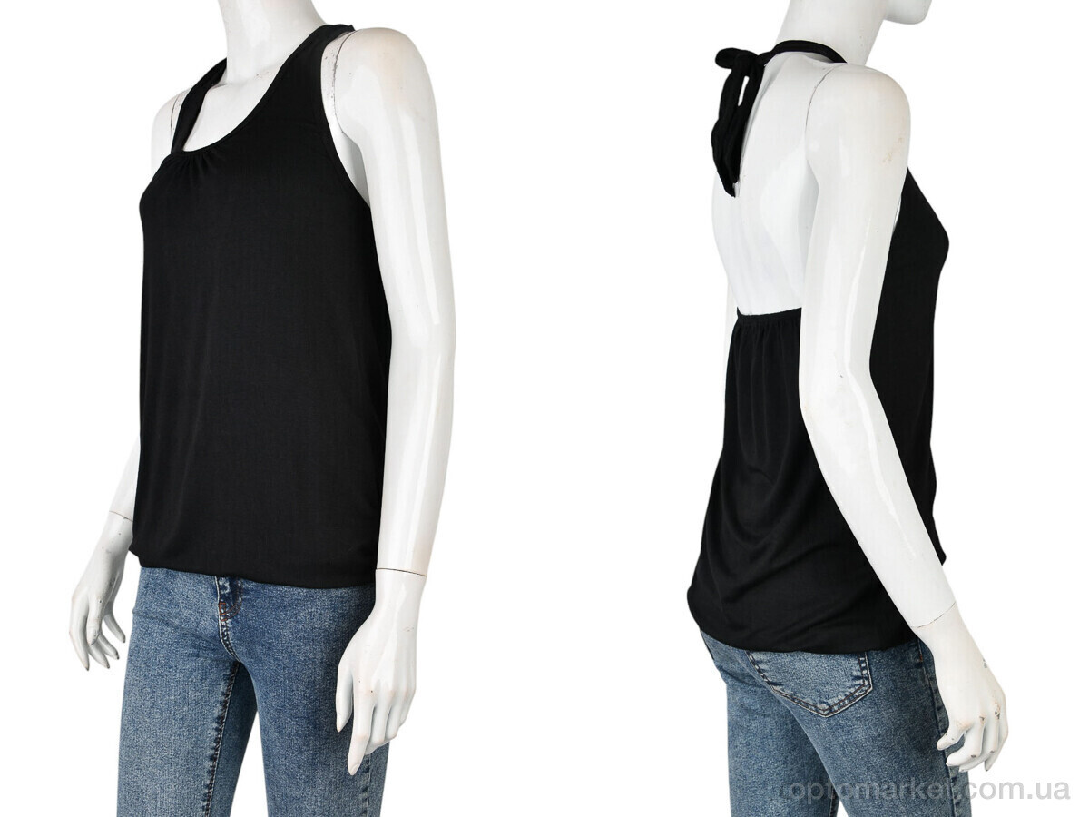 Купить Майка жіночі B0132-8 (11221) black DuDuBoBo чорний, фото 3