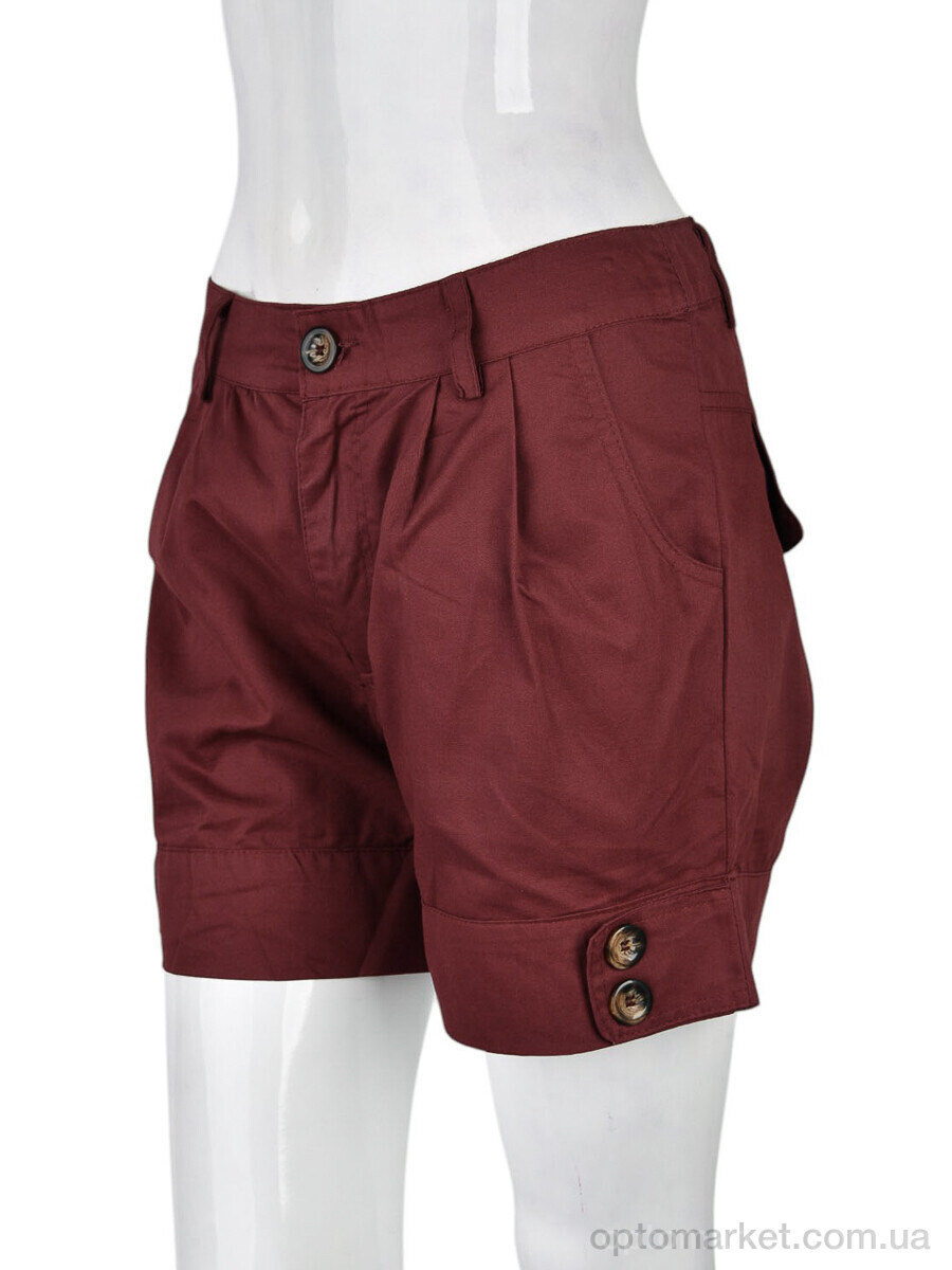 Купить Шорти жіночі B0133-1 (11253) bordo DuDuBoBo бордовий, фото 1