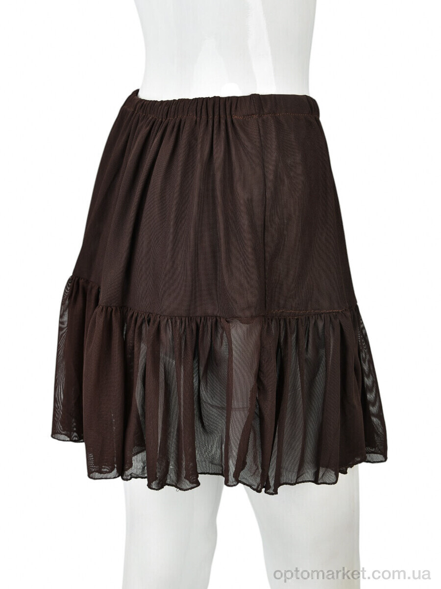 Купить Спідниця жіночі B0137-5 (11275) brown DuDuBoBo коричневий, фото 2