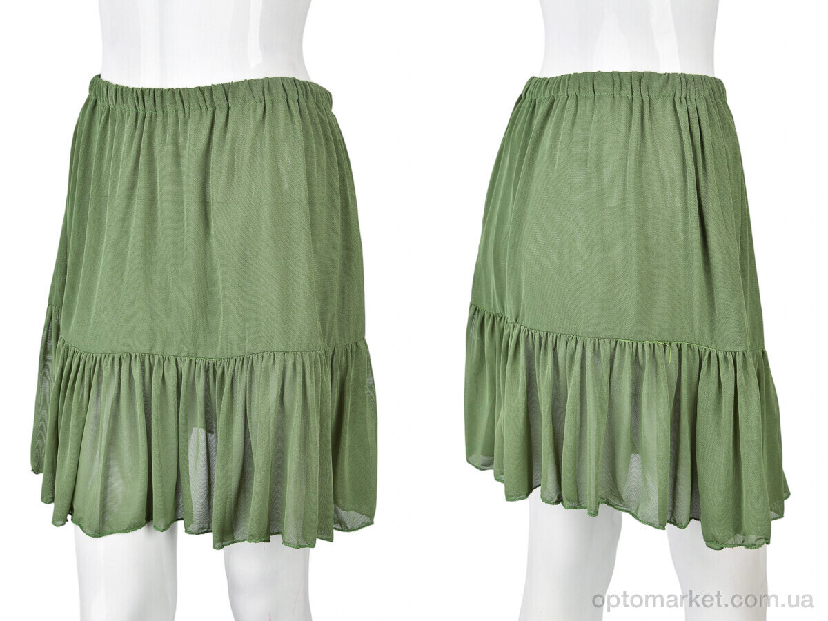 Купить Спідниця жіночі B0137-7 (11278) khaki DuDuBoBo хакі, фото 3