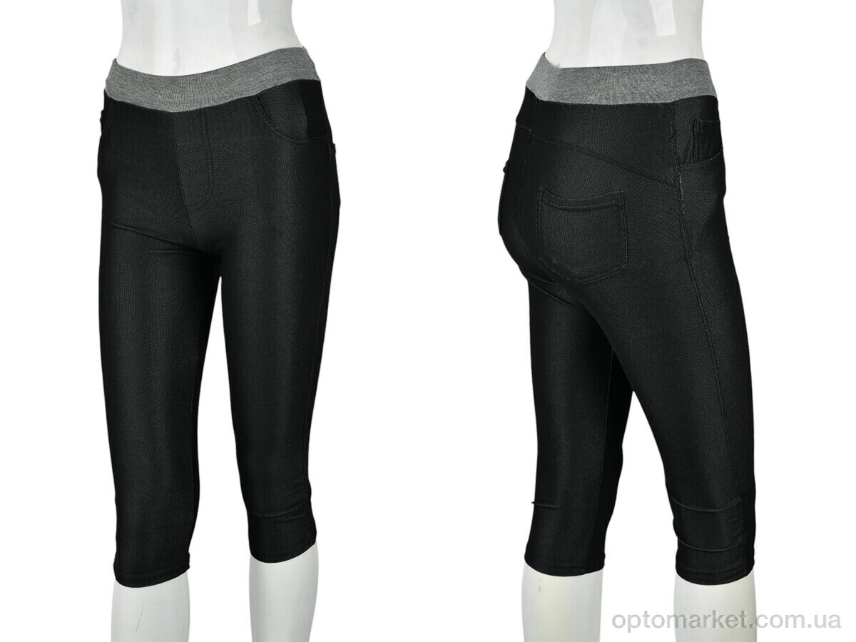 Купить Бриджі жіночі B0139-1 (11305) black DuDuBoBo чорний, фото 3