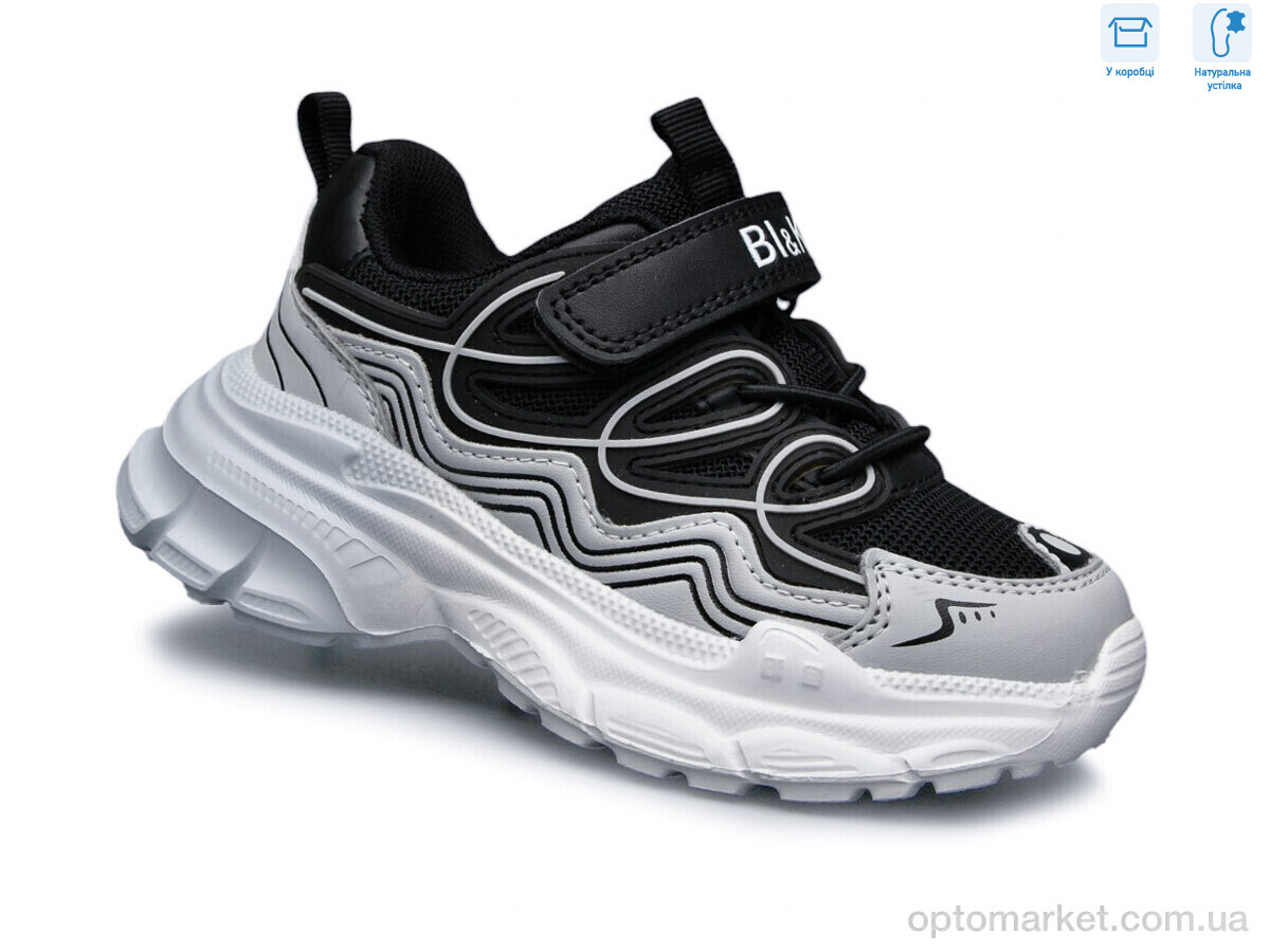 Купить Кросівки дитячі B01397C Bi&Ki чорний, фото 1