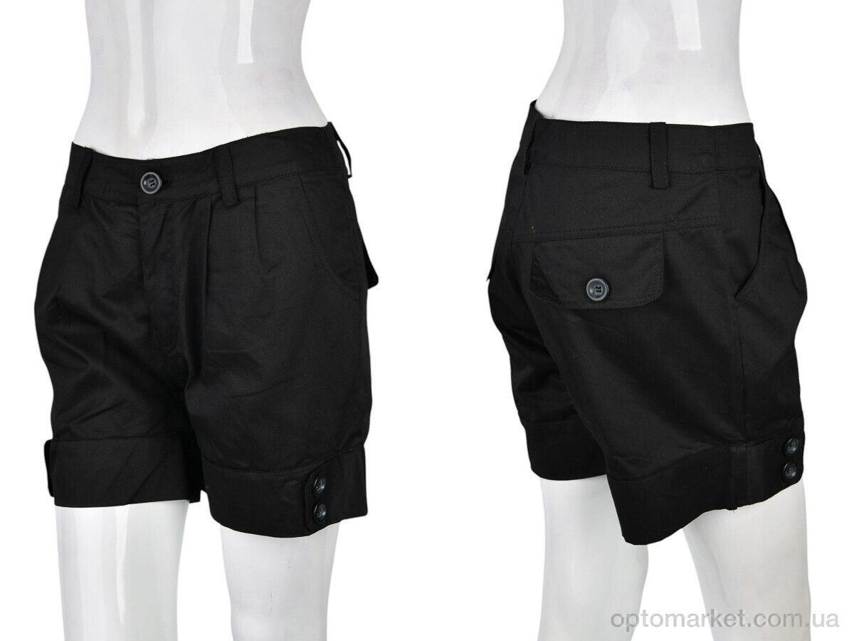 Купить Шорти жіночі B0140 (11311) black DuDuBoBo чорний, фото 3