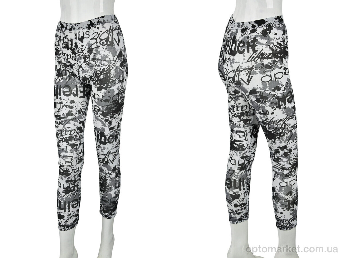 Купить Лосини жіночі B0145-4 (11361) grey DuDuBoBo сірий, фото 3