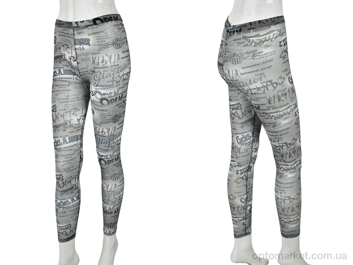 Купить Лосини жіночі B0145-8 (11365) grey DuDuBoBo сірий, фото 3