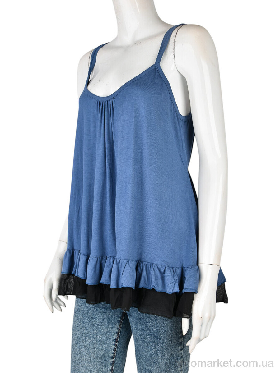 Купить Майка жіночі B0146-3 (11370) blue DuDuBoBo синій, фото 1