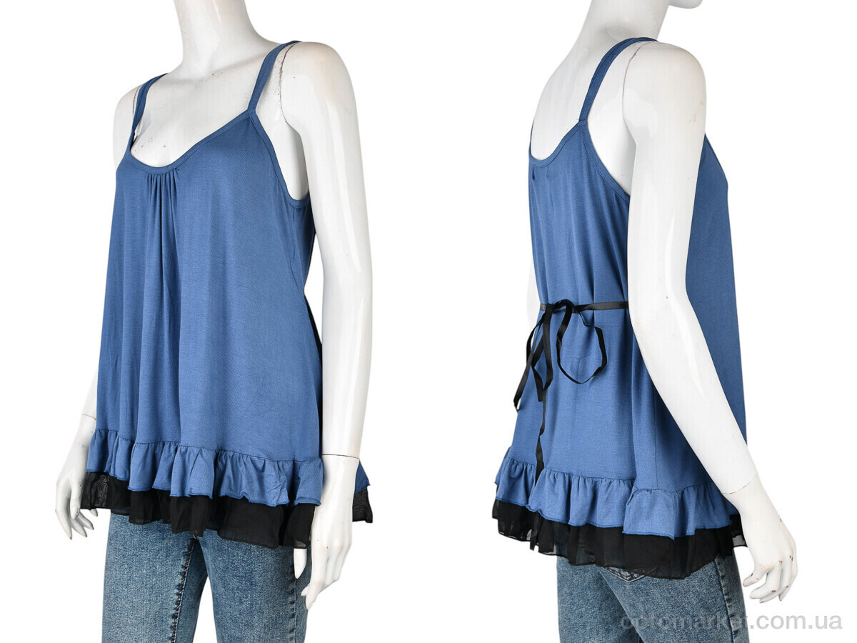 Купить Майка жіночі B0146-3 (11370) blue DuDuBoBo синій, фото 3