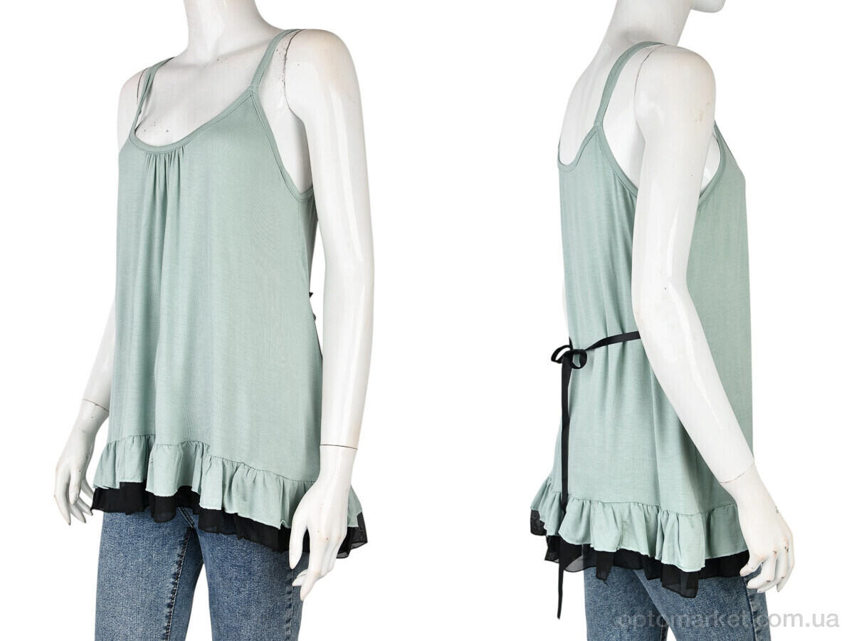 Купить Майка жіночі B0146-4 (11372) green DuDuBoBo зелений, фото 3