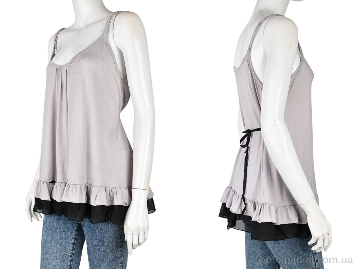 Купить Майка жіночі B0146-5 (11374) grey DuDuBoBo сірий, фото 3