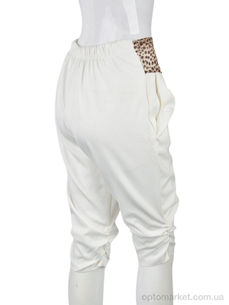 Купить Бриджі жіночі B0147-2 (11376) white DuDuBoBo білий, фото 2