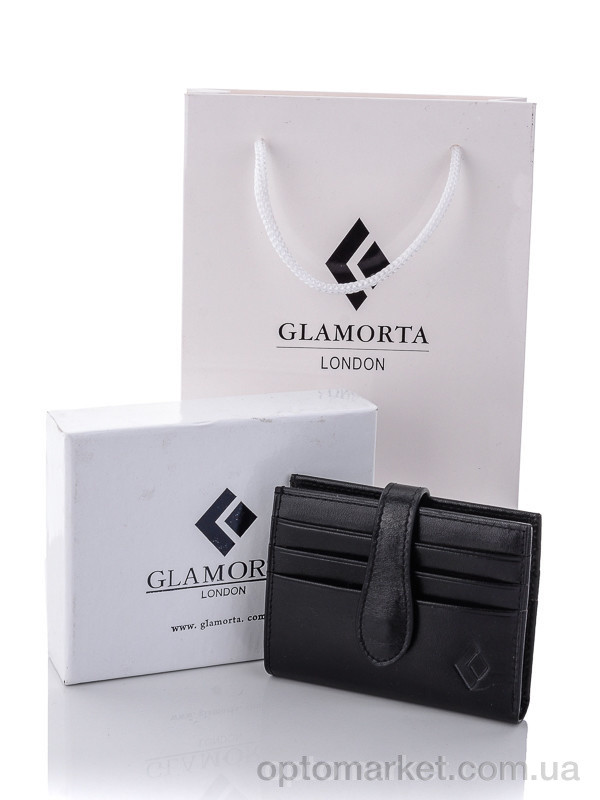 Купить Гаманець чоловічі B019-10 black Glamorta чорний, фото 1