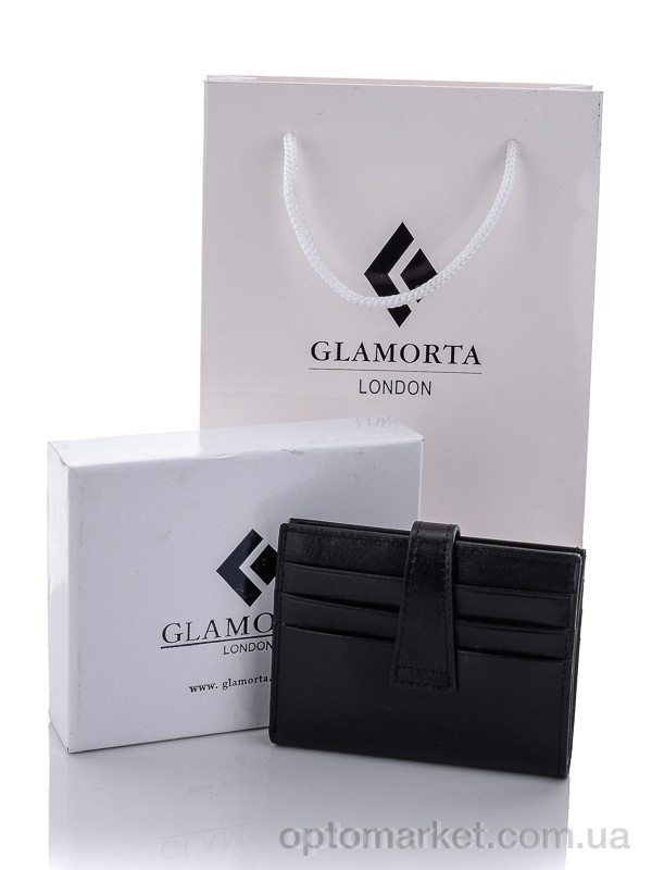 Купить Гаманець чоловічі B019-10 black Glamorta чорний, фото 2