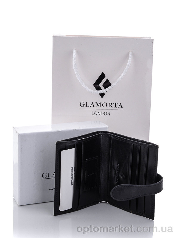 Купить Гаманець чоловічі B019-10 black Glamorta чорний, фото 3