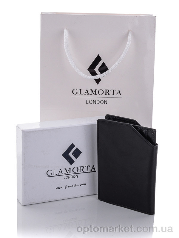 Купить Візитниця чоловіча B019-2316 black Glamorta чорний, фото 2