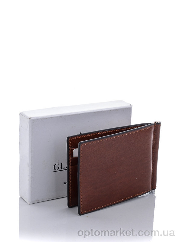 Купить Гаманець чоловічі B019-730 brown Glamorta коричневий, фото 2