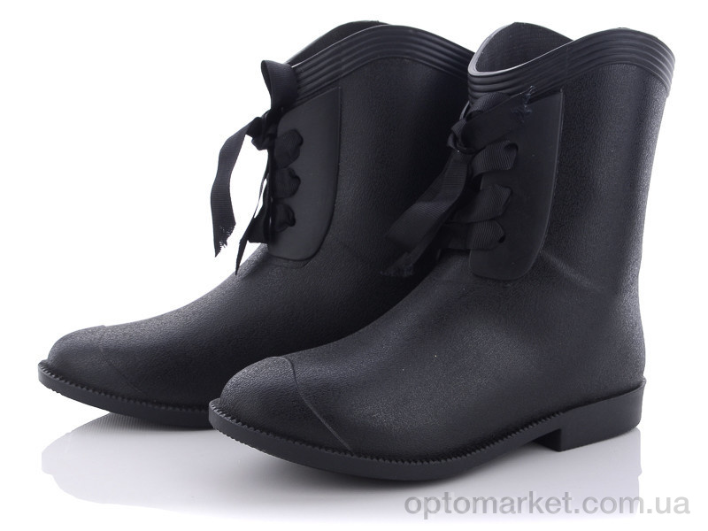Купить Гумове взуття жіночі B02 black Class Shoes чорний, фото 1