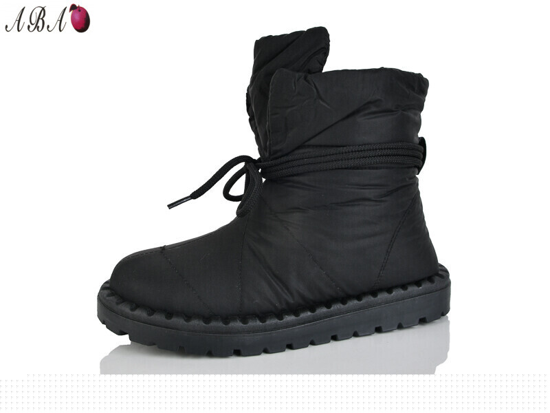 Купить Дутики жіночі B02 black Aba чорний, фото 1