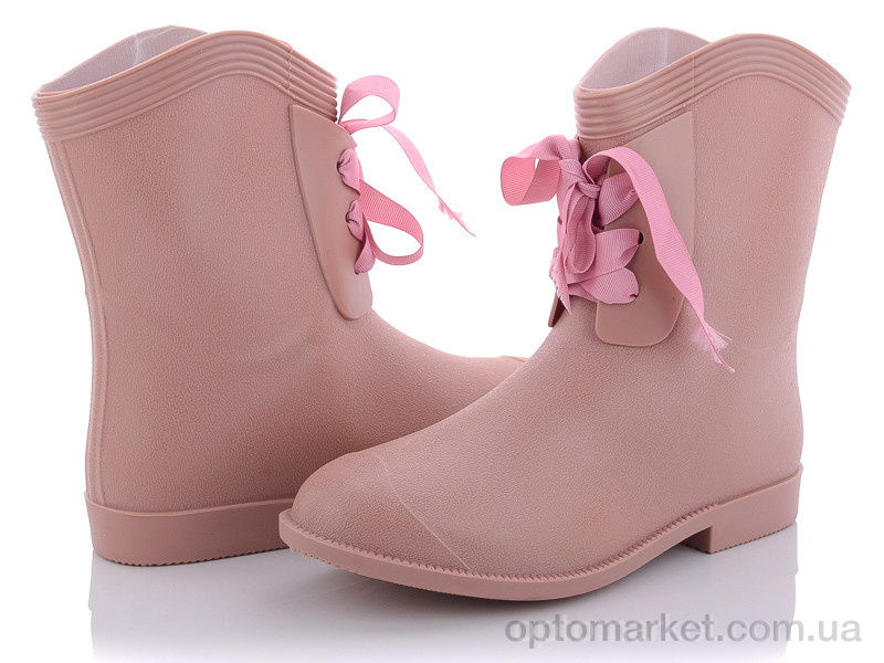 Купить Гумове взуття жіночі B02 pink Class Shoes рожевий, фото 1