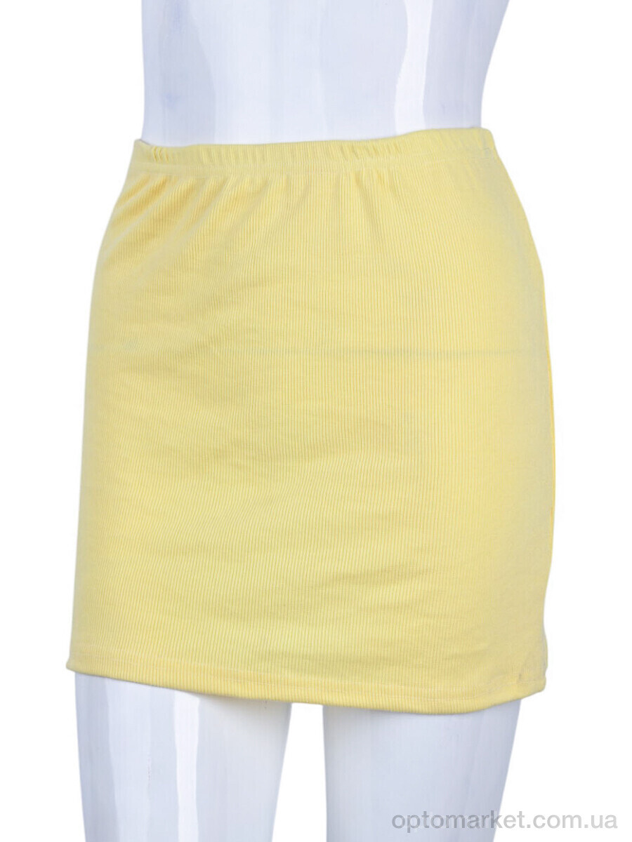 Купить Спідниця жіночі B025-10 yellow (10674) DuoDuoBoBo жовтий, фото 1