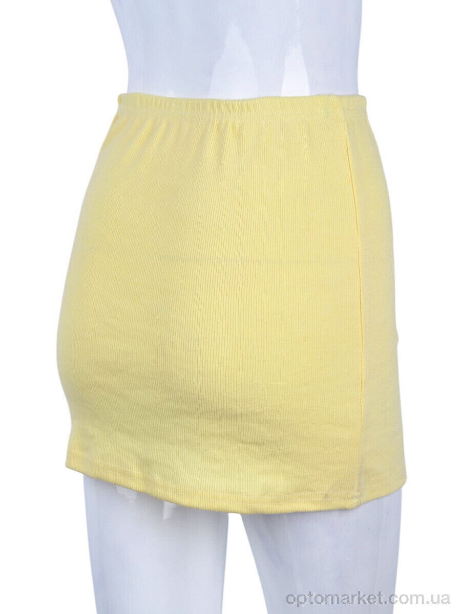 Купить Спідниця жіночі B025-10 yellow (10674) DuoDuoBoBo жовтий, фото 2