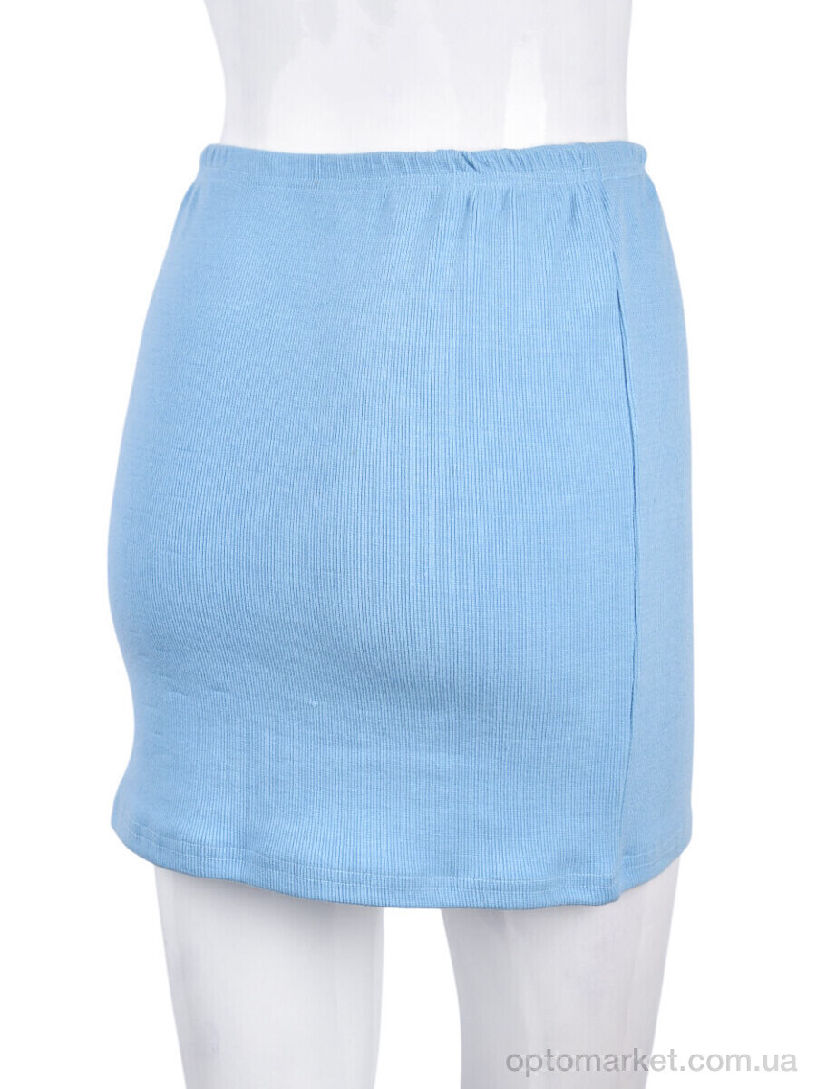 Купить Спідниця жіночі B025-11 l.blue (10676) DuoDuoBoBo блакитний, фото 2