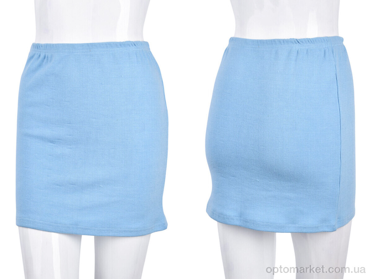 Купить Спідниця жіночі B025-11 l.blue (10676) DuoDuoBoBo блакитний, фото 3