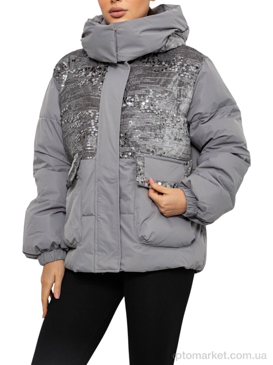 Купить Куртка жіночі B026 (11960) grey Yanpai сірий, фото 1
