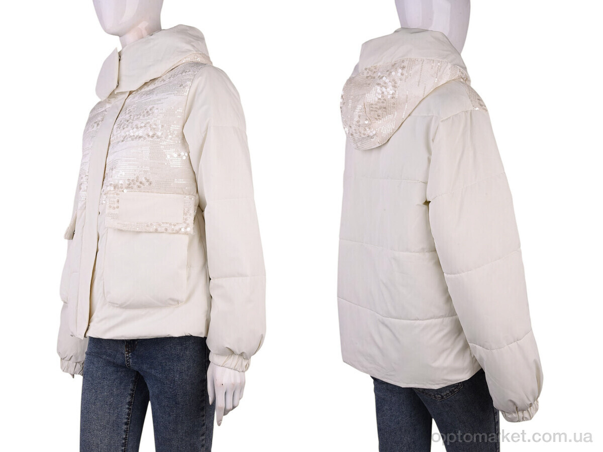 Купить Куртка жіночі B026 (11960) milky Yanpai бежевий, фото 3