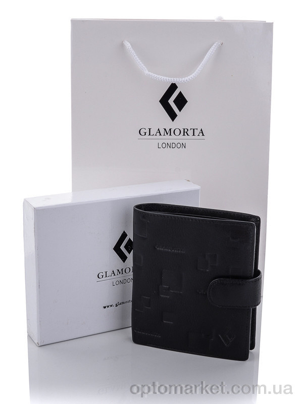 Купить Гаманець чоловічі B026-894 black Glamorta чорний, фото 1