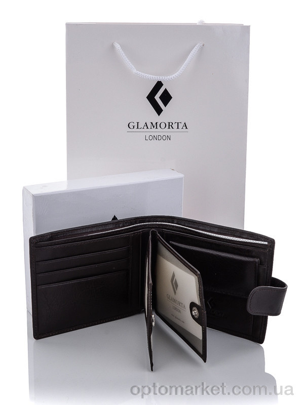 Купить Гаманець чоловічі B026-896 brown Glamorta коричневий, фото 3