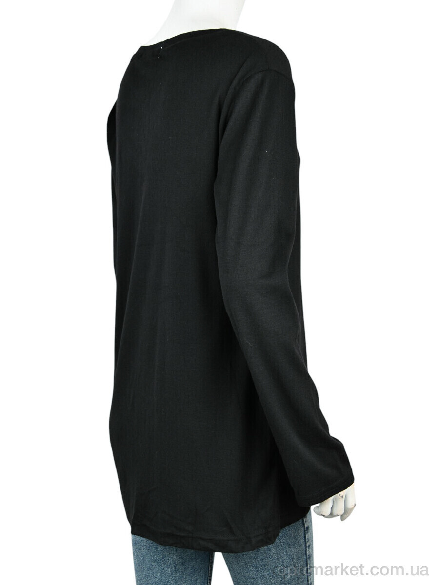 Купить Кофта жіночі B027-2 black (10682) DuoDuoBoBo чорний, фото 2