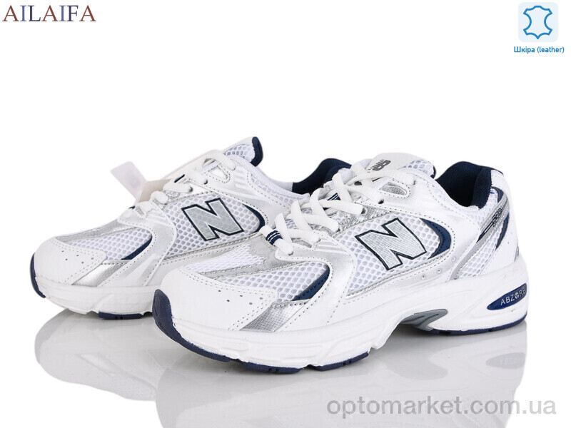 Купить Кросівки жіночі B042-1 N.w balance білий, фото 1