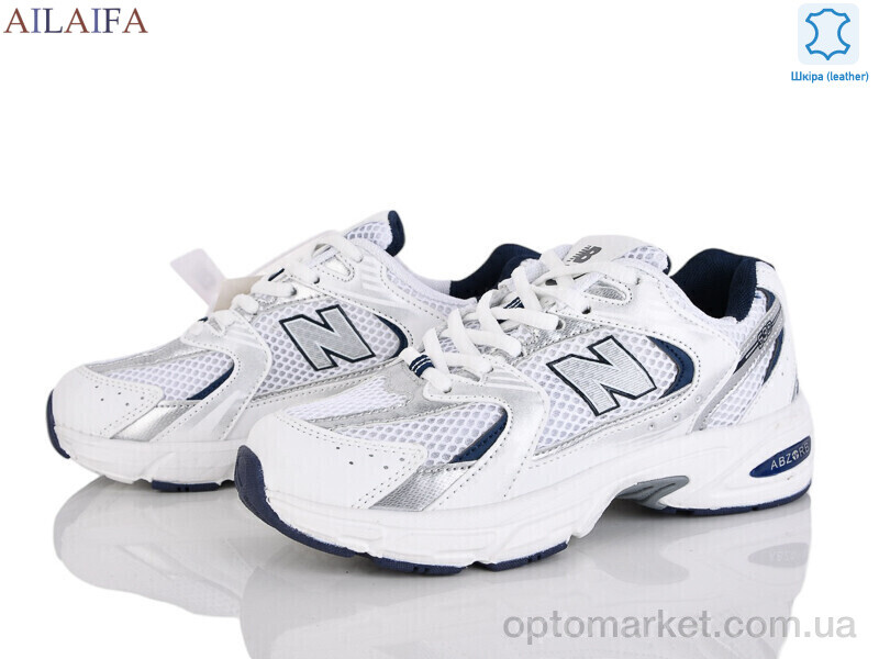 Купить Кросівки жіночі B042-1 N.w balance білий, фото 1