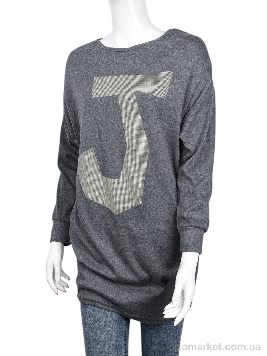 Купить Туніка жіночі B049-2 grey (10545) DuDuBoBo сірий, фото 1