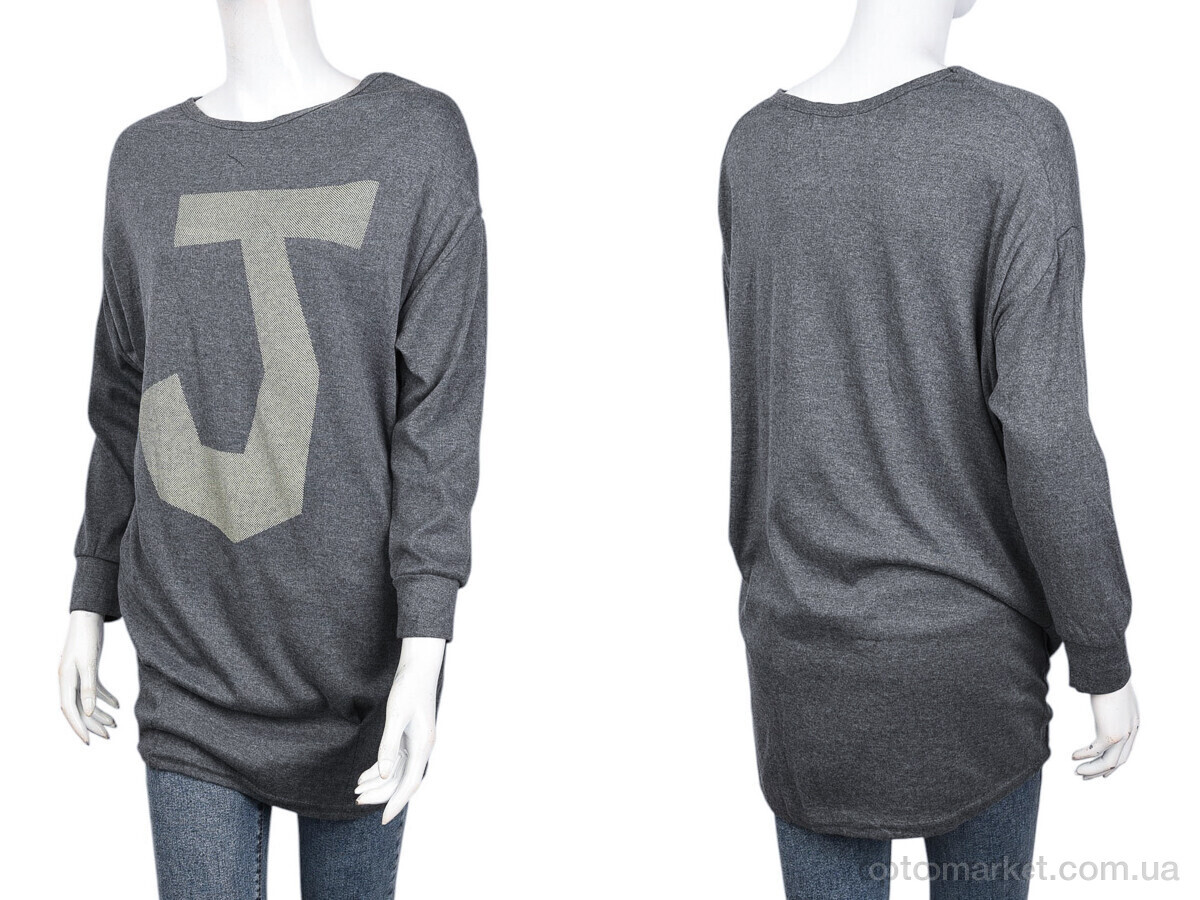 Купить Туніка жіночі B049-2 grey (10545) DuDuBoBo сірий, фото 3