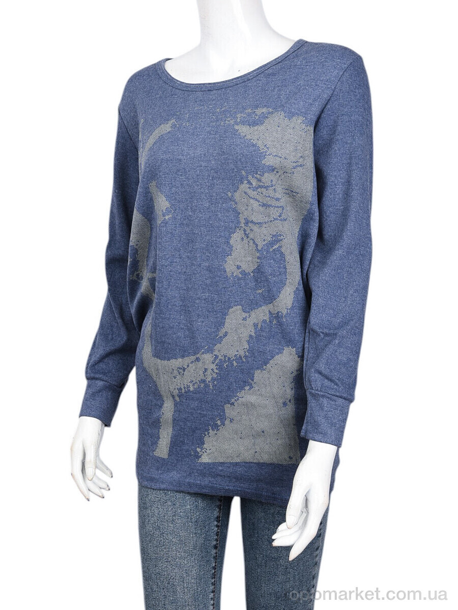 Купить Туніка жіночі B049-3 blue (10546) DuDuBoBo синій, фото 1