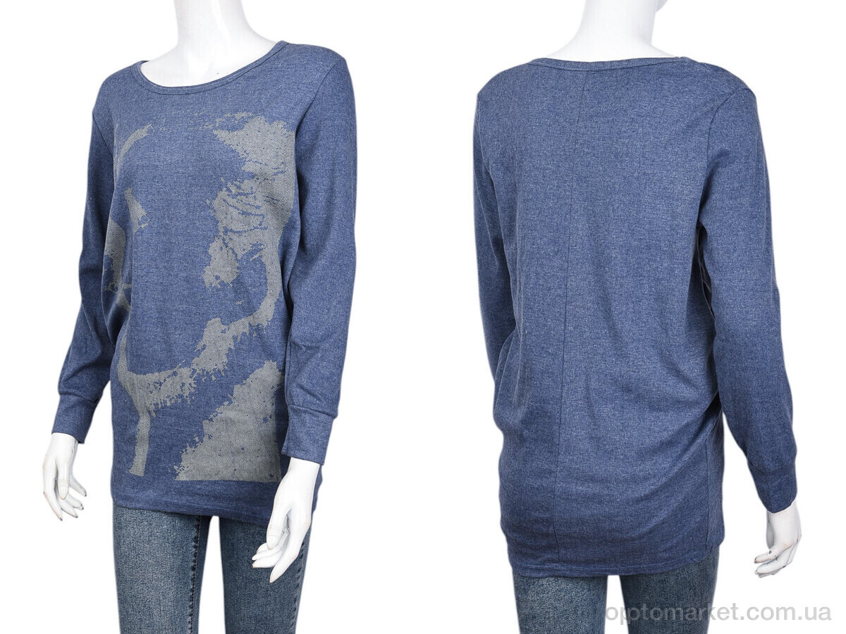 Купить Туніка жіночі B049-3 blue (10546) DuDuBoBo синій, фото 3