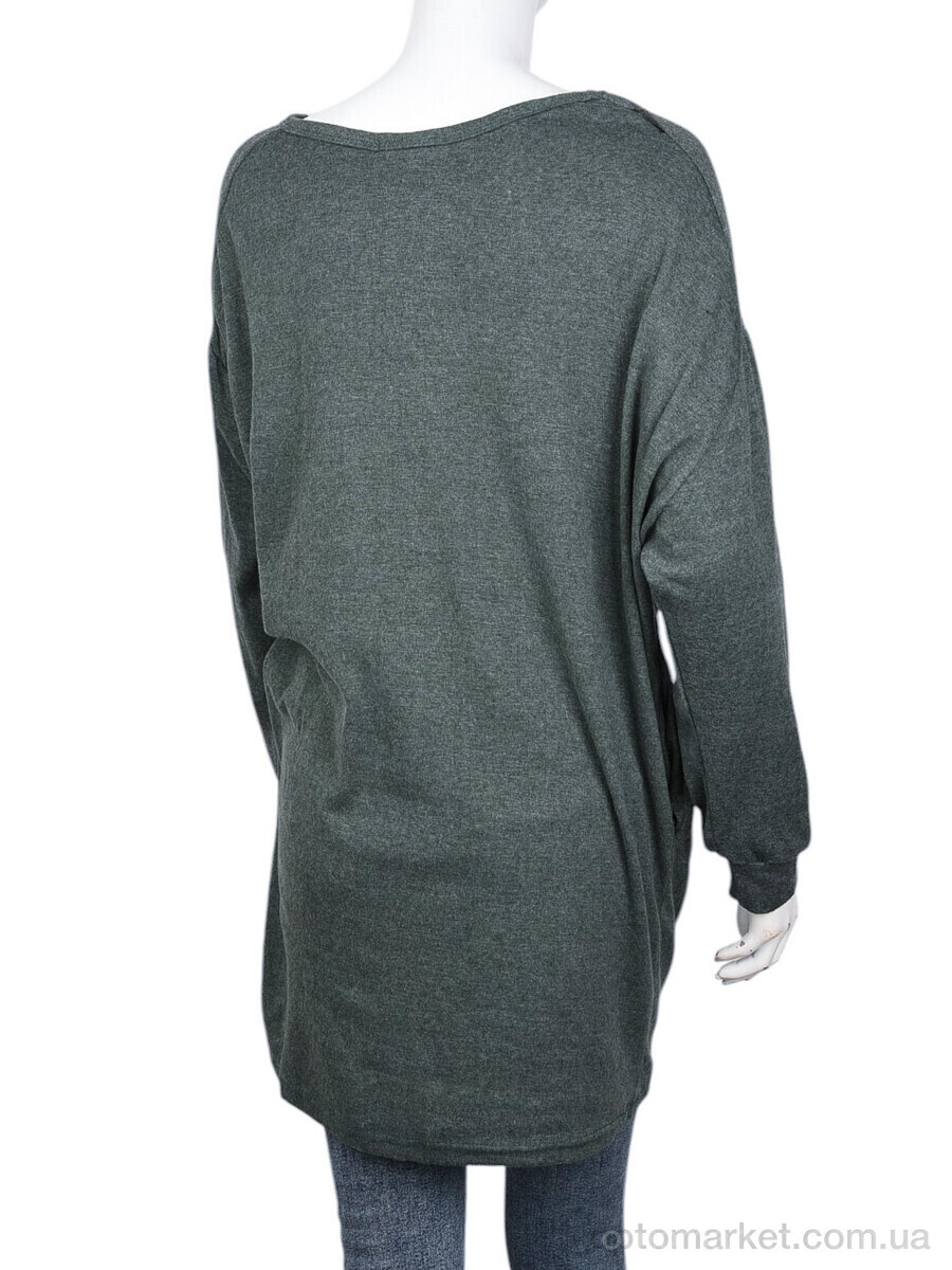Купить Туніка жіночі B049-6 green (10549) DuDuBoBo зелений, фото 2