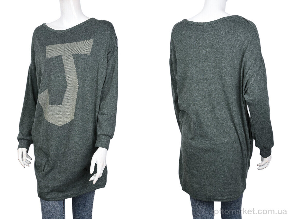 Купить Туніка жіночі B049-6 green (10549) DuDuBoBo зелений, фото 3