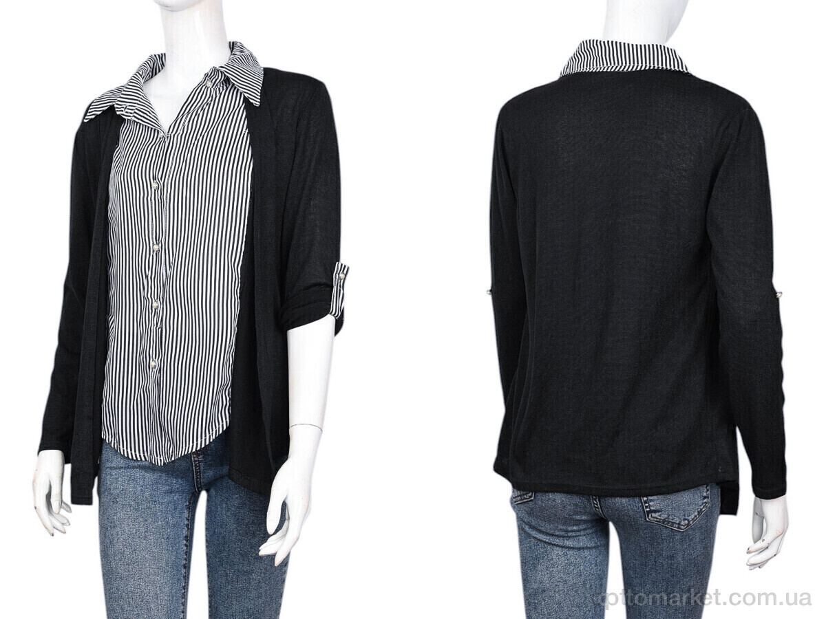 Купить Кофта жіночі B050-1 black (L-XL) DuDuBoBo чорний, фото 5