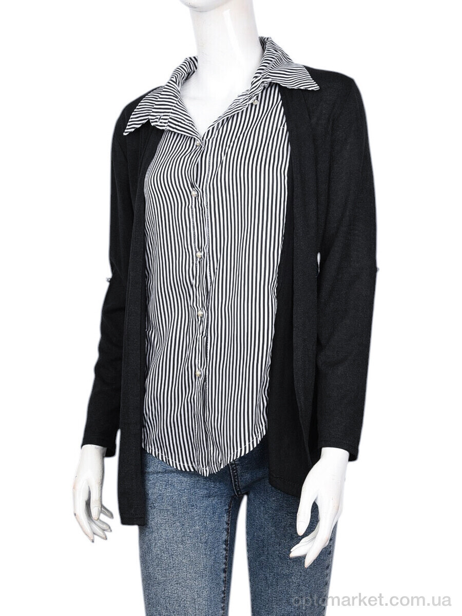 Купить Кофта жіночі B050-1 black DuDuBoBo чорний, фото 1