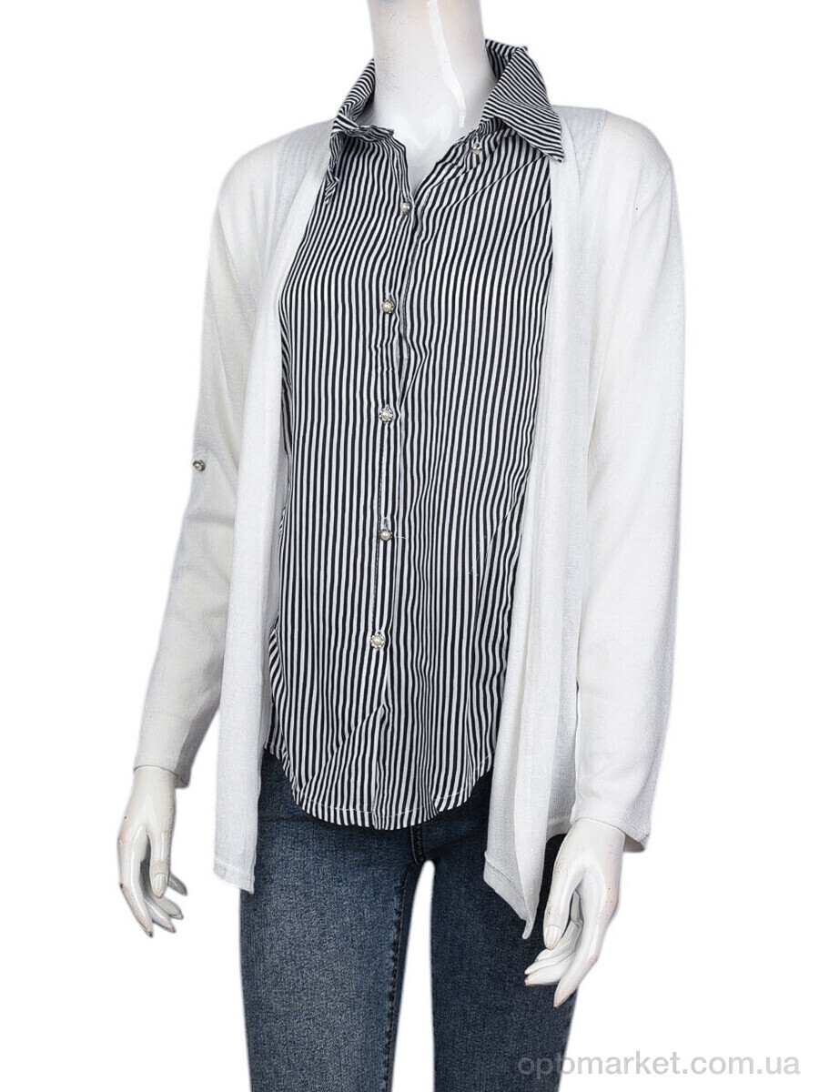 Купить Кофта жіночі B050-5 white DuDuBoBo білий, фото 1