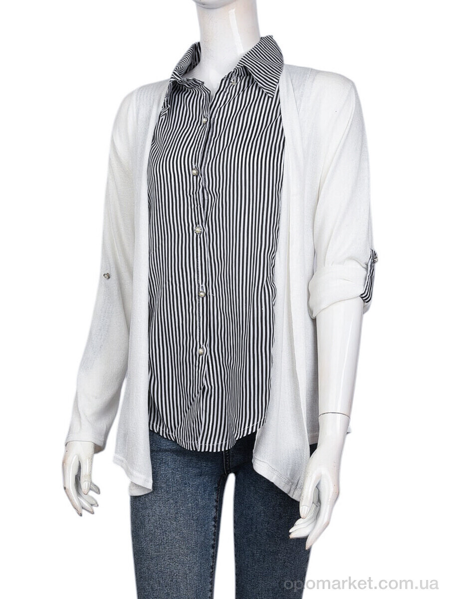 Купить Кофта жіночі B050-5 white DuDuBoBo білий, фото 3