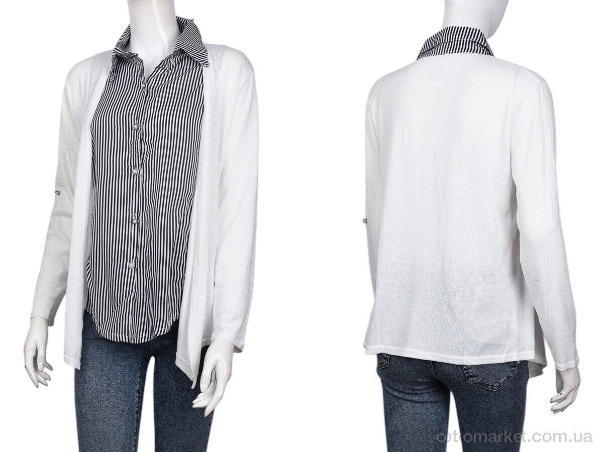 Купить Кофта жіночі B050-5 white DuDuBoBo білий, фото 4