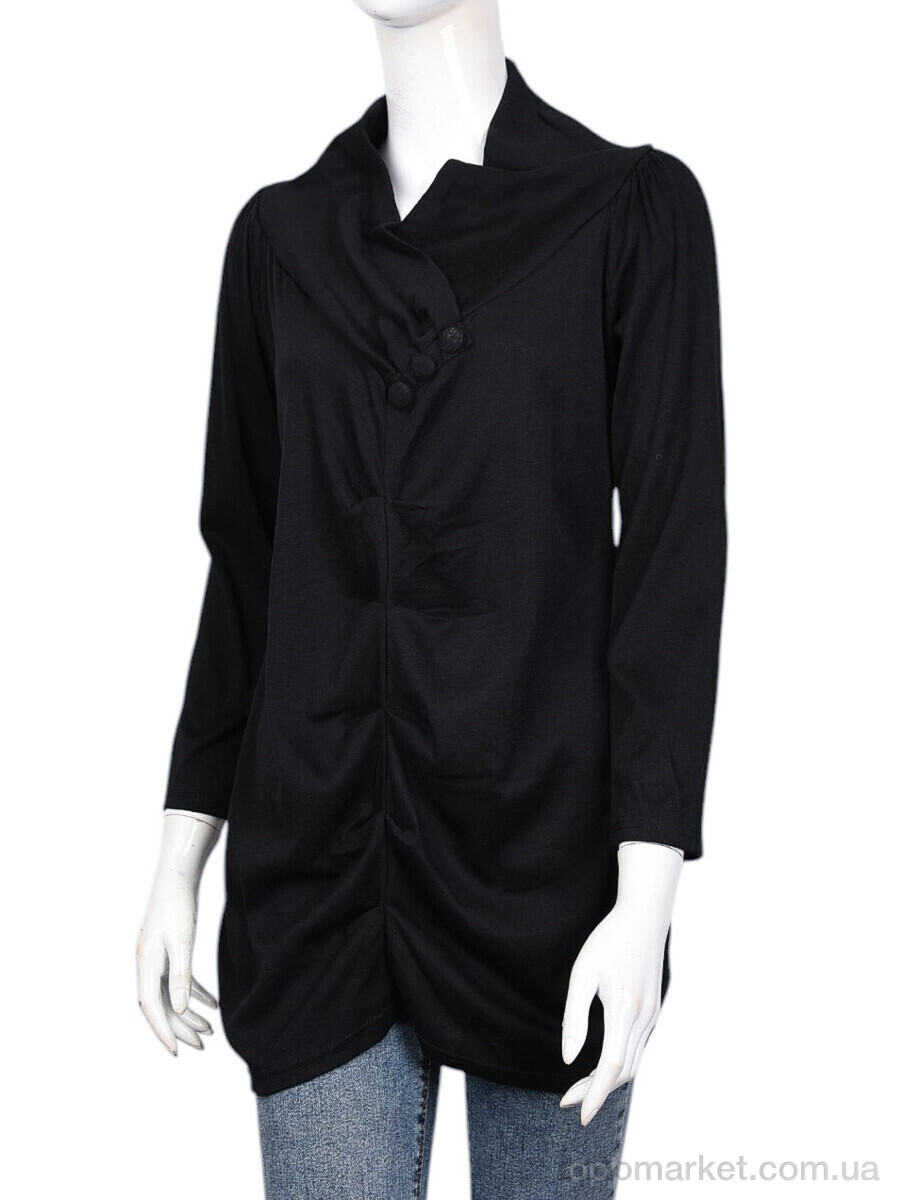 Купить Туніка жіночі B077-3 black DuDuBoBo чорний, фото 1