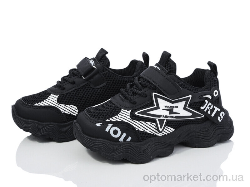 Купить Кросівки дитячі B08-3 Blue Rama чорний, фото 1