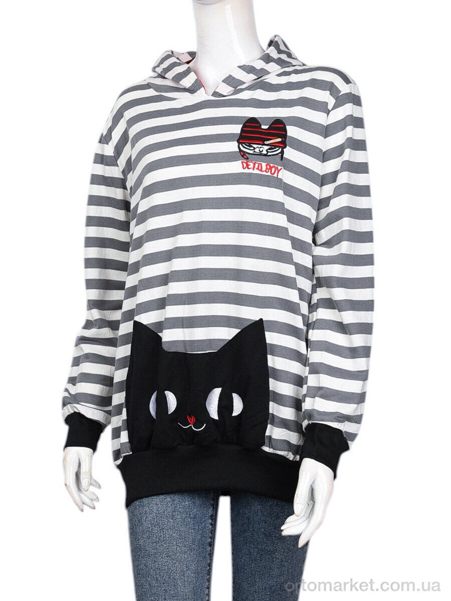 Купить Кофта жіночі B082-1 grey DuDuBoBo сірий, фото 1