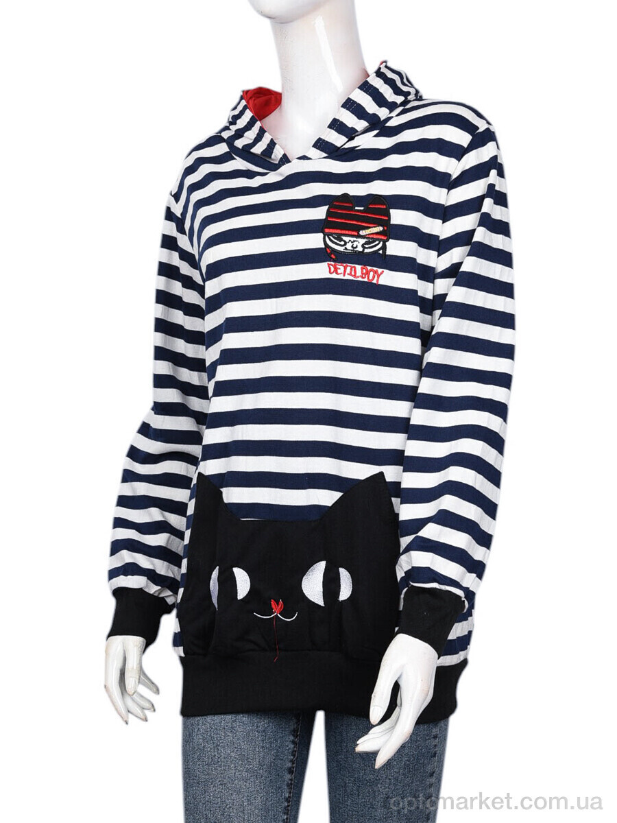 Купить Кофта жіночі B082-3 blue DuDuBoBo синій, фото 1