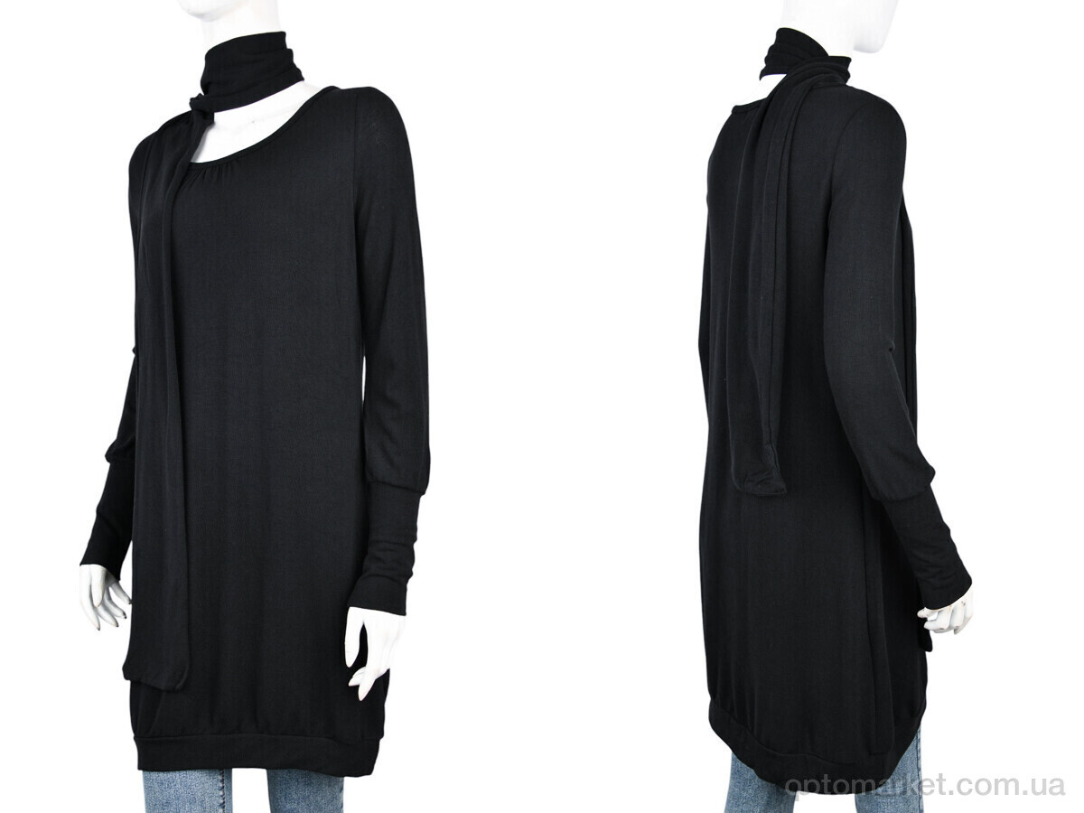 Купить Кофта жіночі B087-1 black (10692) DuoDuoBoBo чорний, фото 3